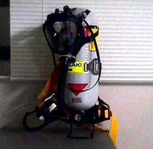 空気呼吸器のイメージ
