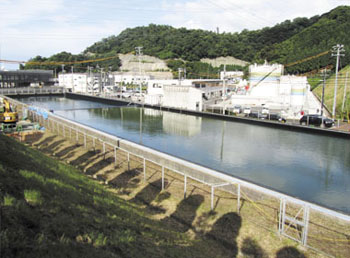 （写真）輪谷貯水耐震補強工事