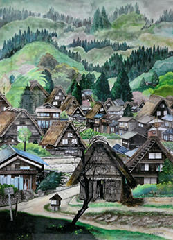 水野博司の水彩画作品