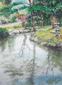 小村勝水彩画教室作品