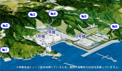敷地境界モニタリングポスト マップ　イメージ