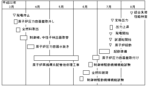 定期検査工程表(詳細図)