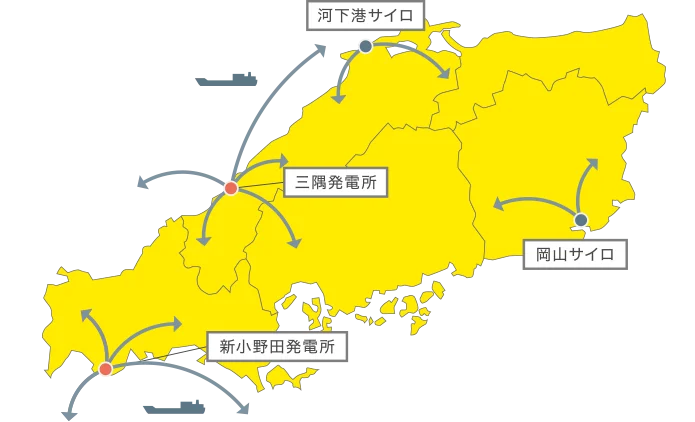 発電所の地図
