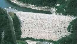 Nabara dam Lower reservoir dam with a rock-fill dam
