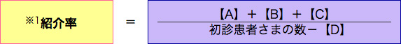 ※1紹介率