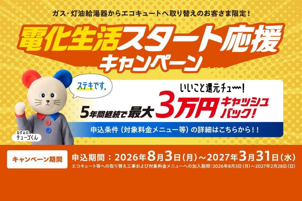 電化生活スタート応援キャンペーン